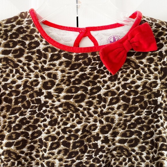 J Khaki Girls Toddler Animal Print Long Sleeve Dress 3T - Picture 7 of 16